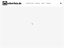 Tablet Screenshot of erfurt-foto.de